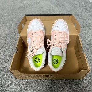 Nike Dunk Low Next Nature, White and Pale Coral, Sz: 8